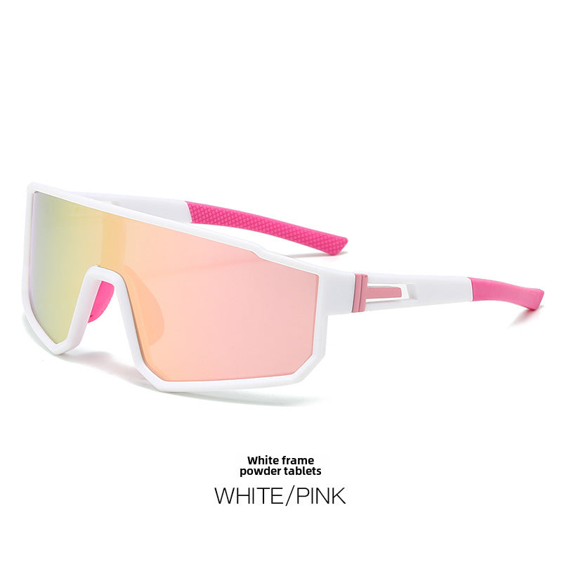 Wholesale New fashion sports colorful one-piece sunglasses