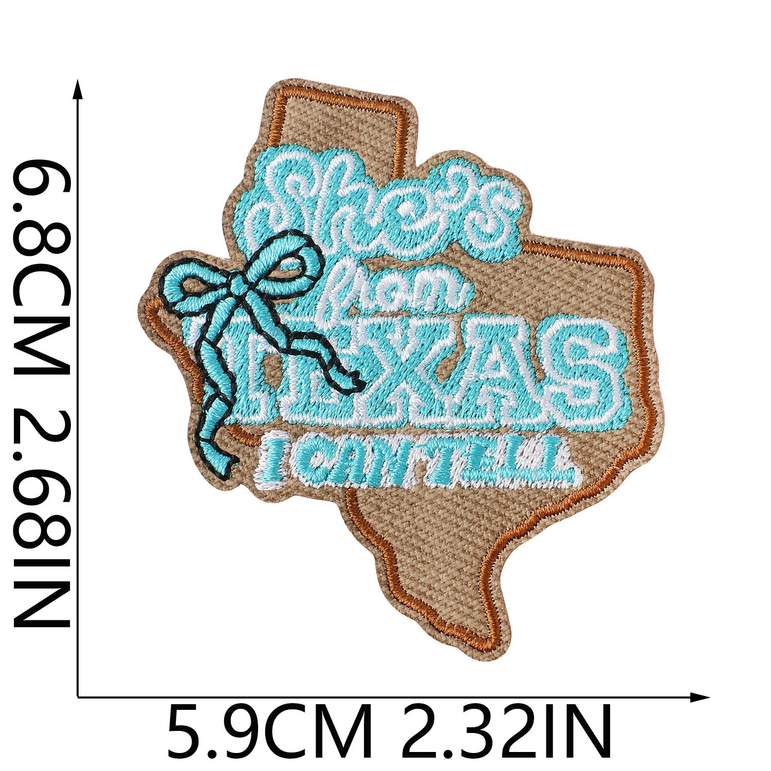 Wholesale Western Cowboy Cactus Embroidered Iron On Patches DIY et And Bag Crafts Boutique Resale