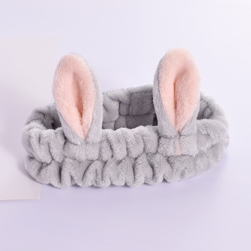 Wholesale Flannel Bunny Ears Headband