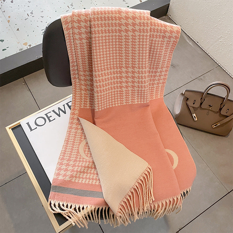 Wholesale Cartoon Rabbit Winter Thick Viscose Fiber Scarf