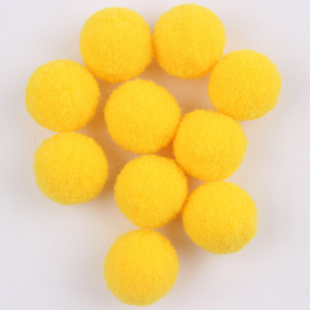 Wholesale 8mm diy handmade materials headdress accessories high elastic wool ball colorful wool ball no hole