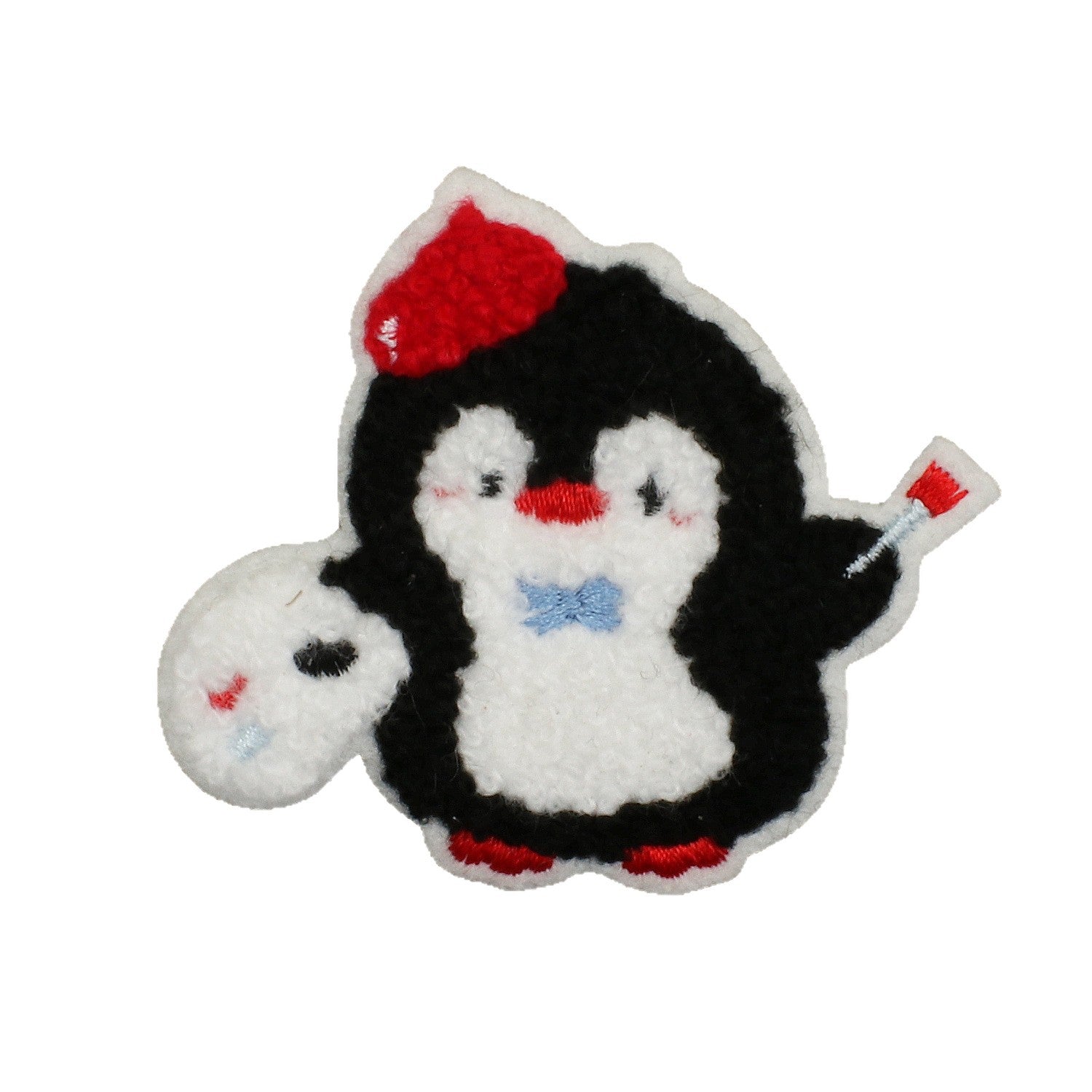 Wholesale Cartoon Cute Hat Penguin Embroidery DIY Patches
