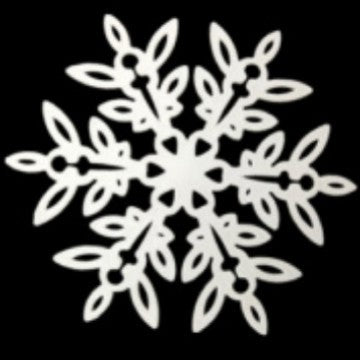 Wholesale Sales multi-style plastic snowflake  decoration