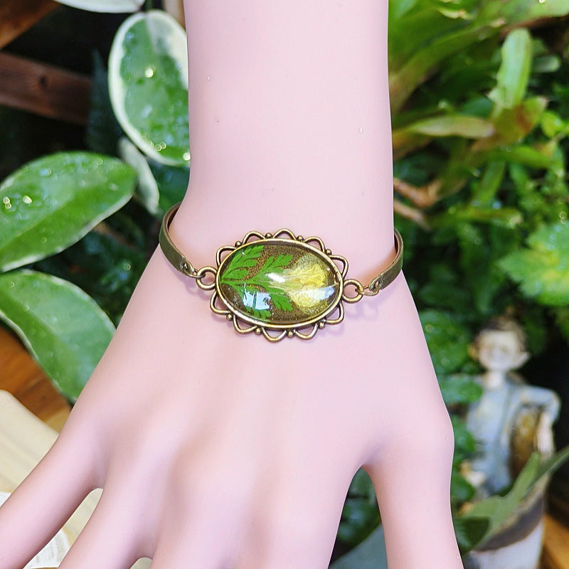 Wholesale Handmade Vintage Lace Real Flower Immortal Flower Hairpin Brooch Bracelet Necklace