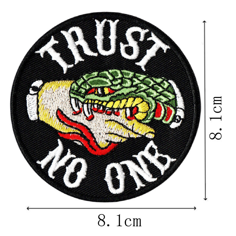 Wholesale Personalized Badge Campus Style Sleeve Badge Chest Badge Clothing Accessories Embroidery Ironable Digital Badge Patch FS