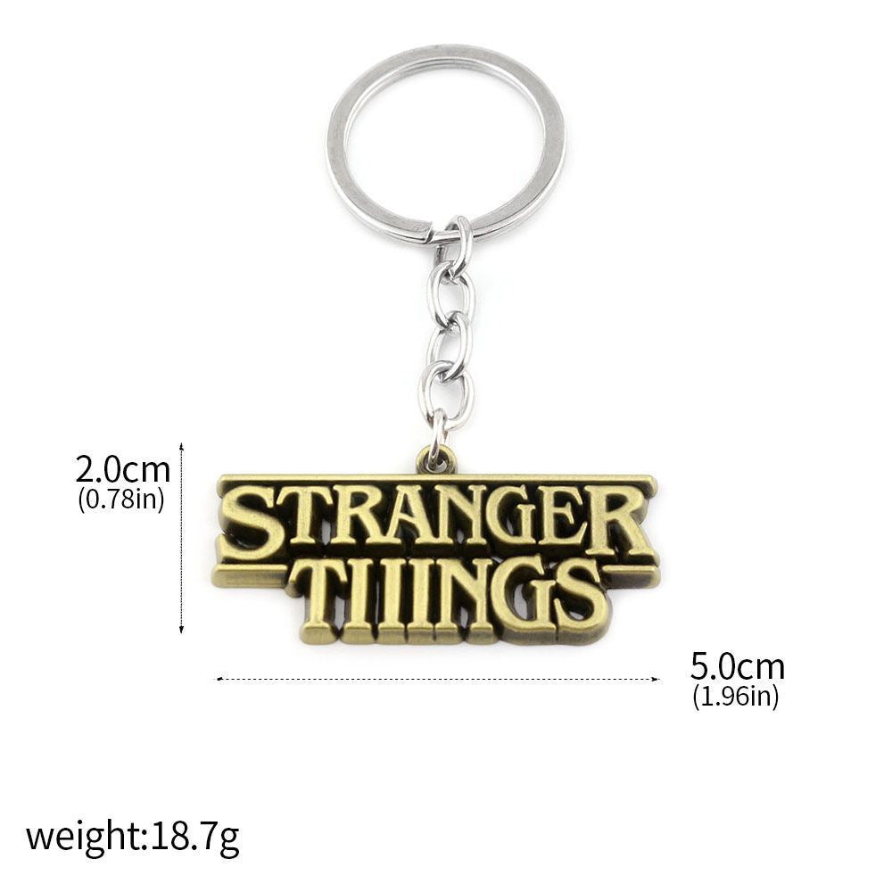 Wholesale Cartoon 26 letter waffle metal keychain OLY Exclusive