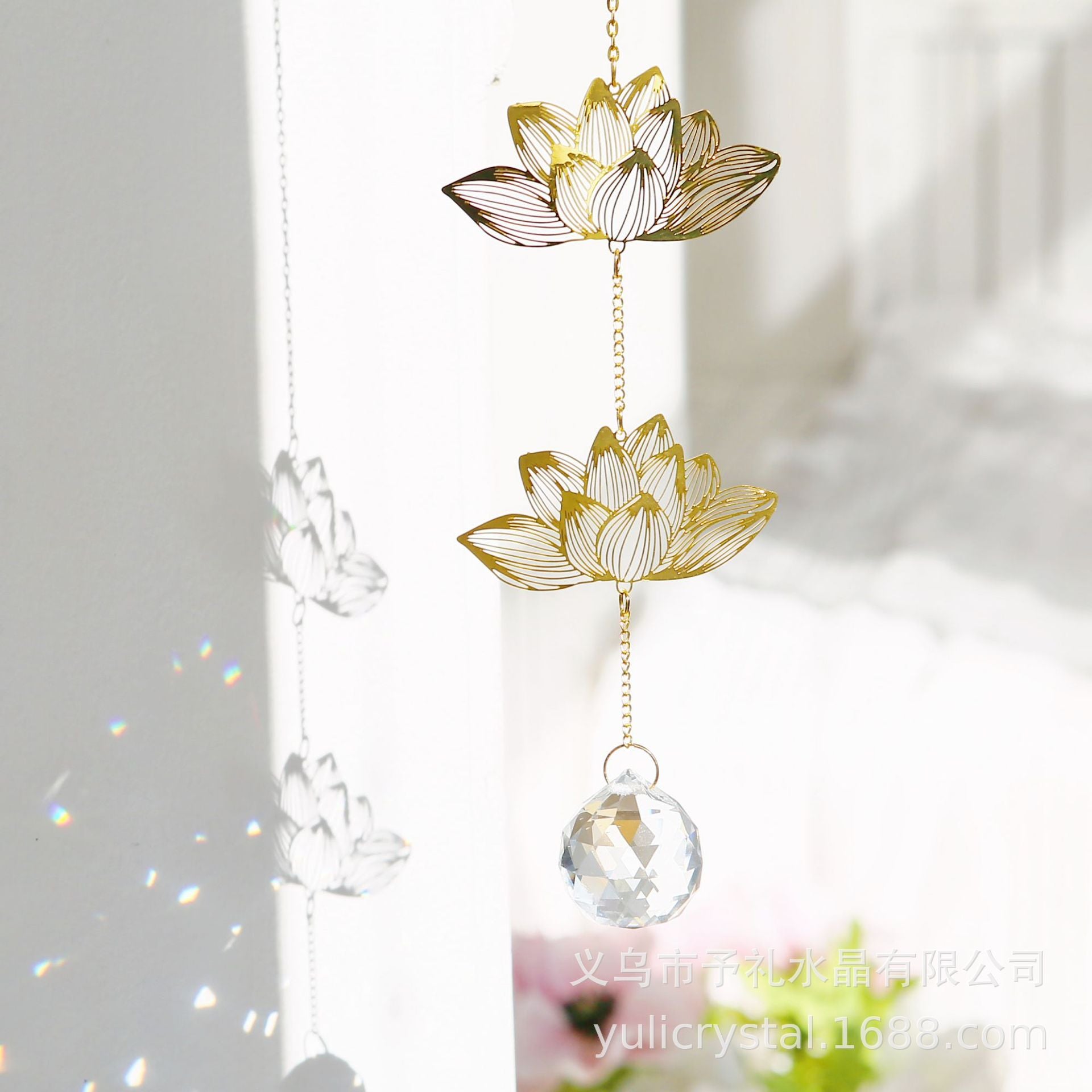 Wholesale Crystal Hollow Geometric Sun Catcher