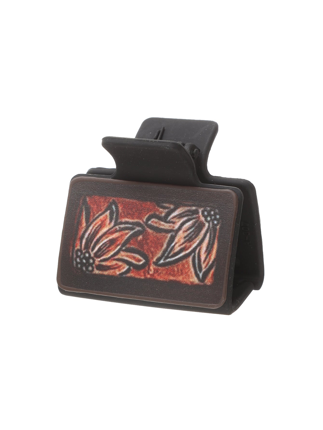 Wholesale Western Style Sunflower Cactus Leather Hair Clip Shark Clip Combination