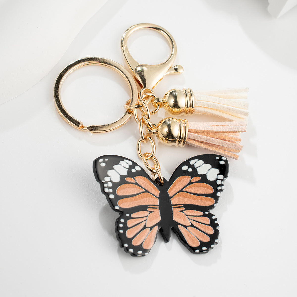 Wholesale Acrylic Butterfly Pendant Keychain