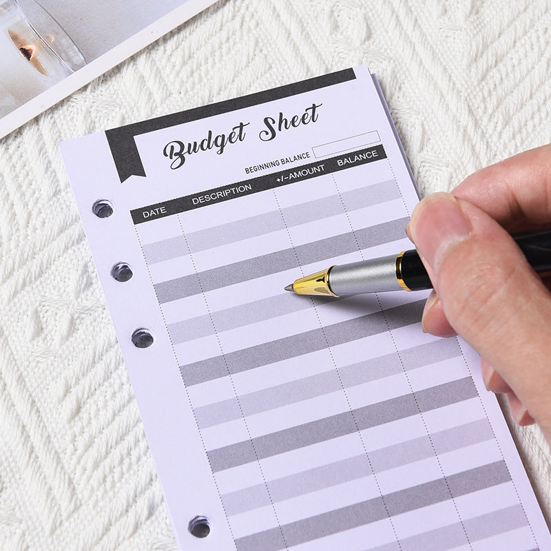 Wholesale Perforated Budget, Consumption Accounting Budget, Cash Envelope, Consumption Paper Card