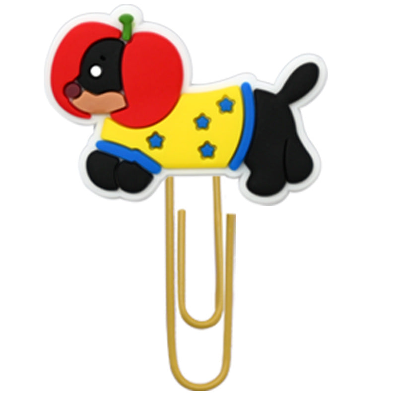 Wholesale  Random 50pcs/pack  Cartoon Sausage Dog Bookmark