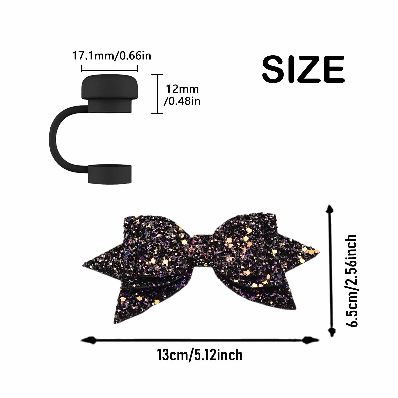 Wholesale 5pcs Ice Cup Bow Straw Hat