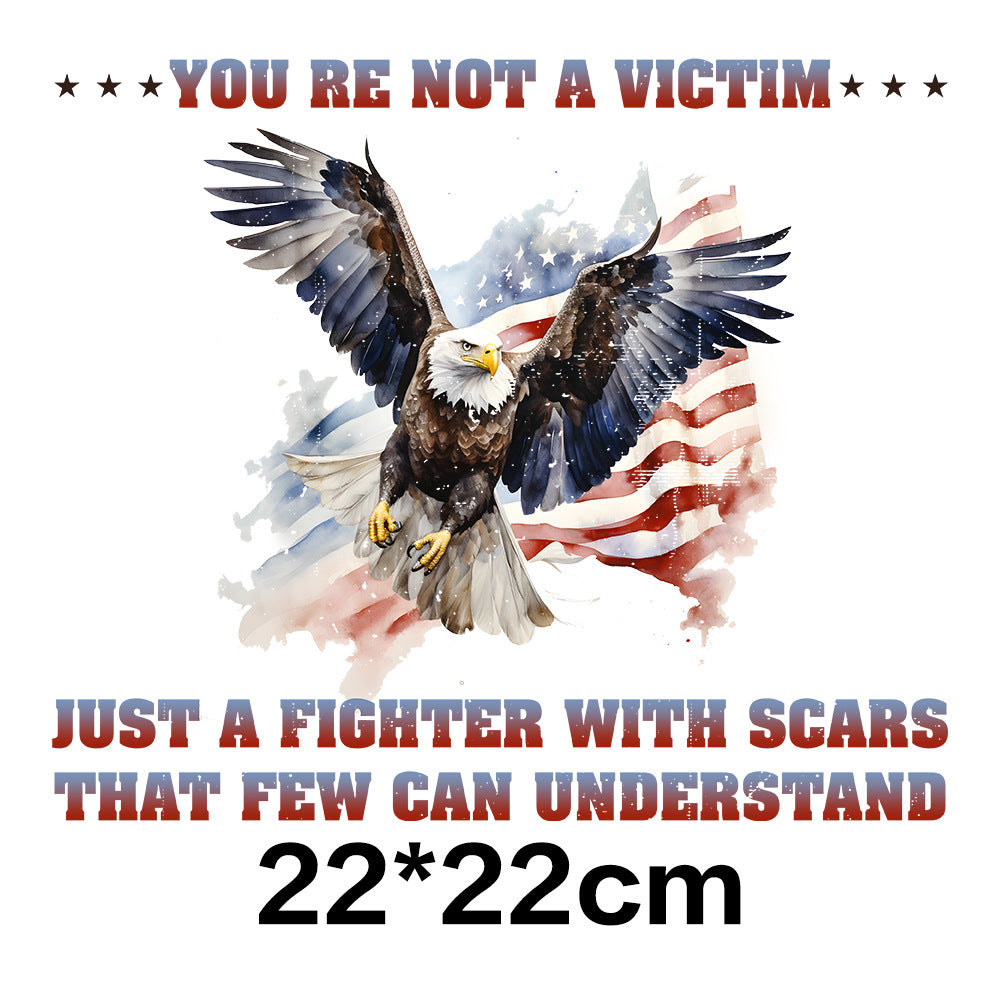 Wholesale Veteran  Letters UV DTF Ready To Press Transfers Wraps