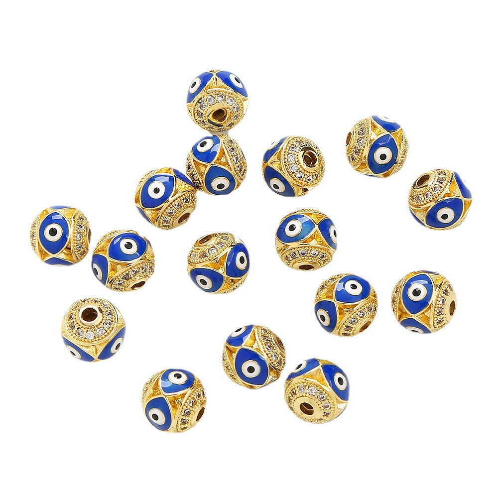 Wholesale Devil Eye Copper Beads