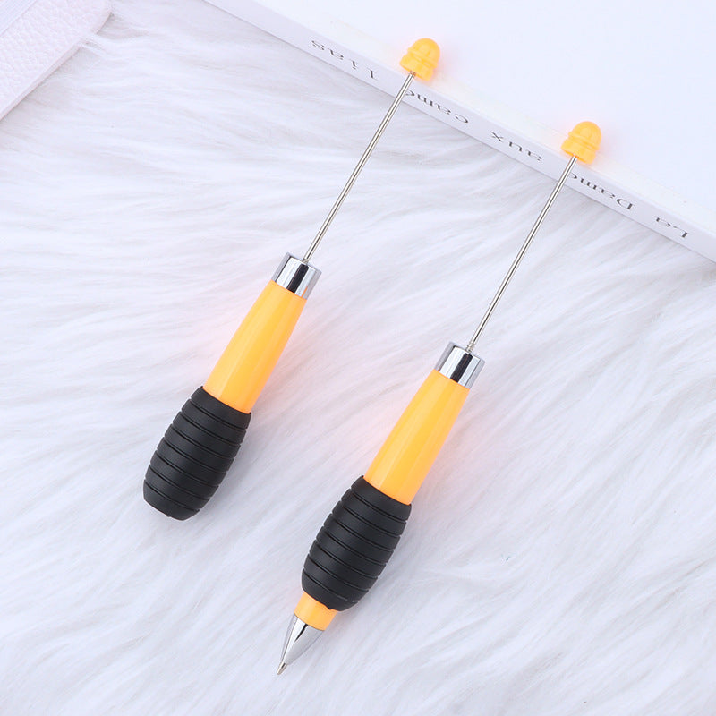 Wholesale Beadable Pens Rotating Telescopic Beadable Pen DIY Pen Office Supplies