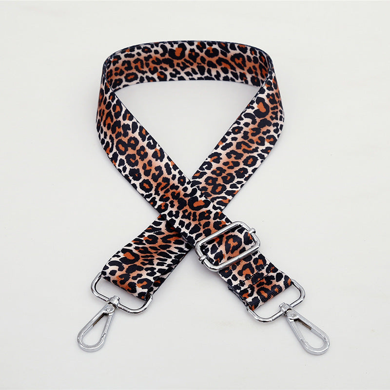 Wholesale Leopard Pattern Wide Shoulder Strap Polyester Adjustable Women's Bag Strap