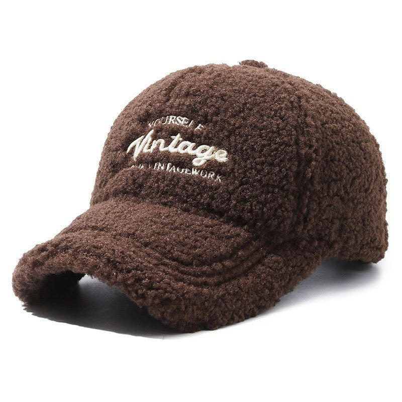 Wholesale Fall/Winter Plush Warm Baseball Cap