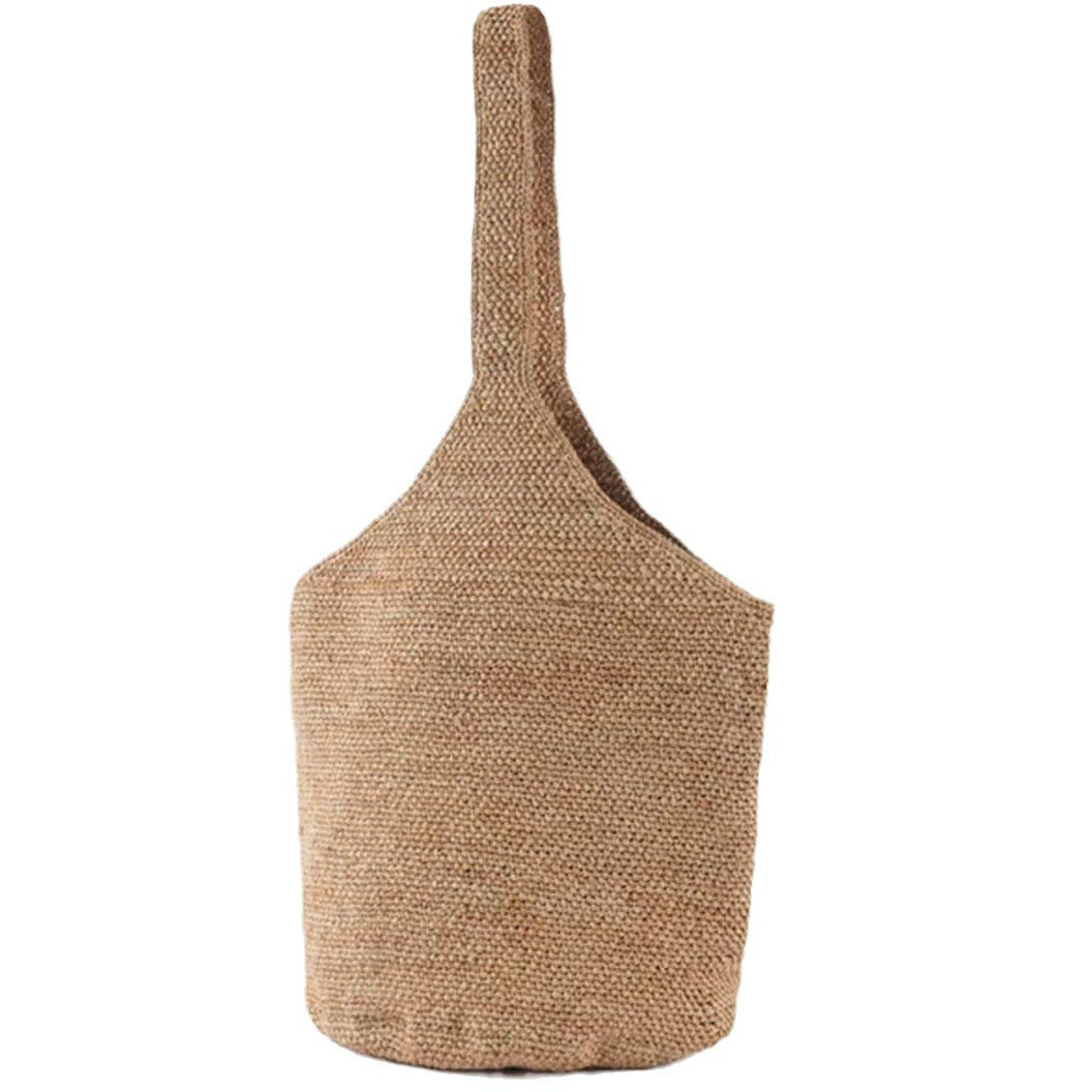 Wholesale Bucket Bag Hand-woven Raffia Shoulder Bag
