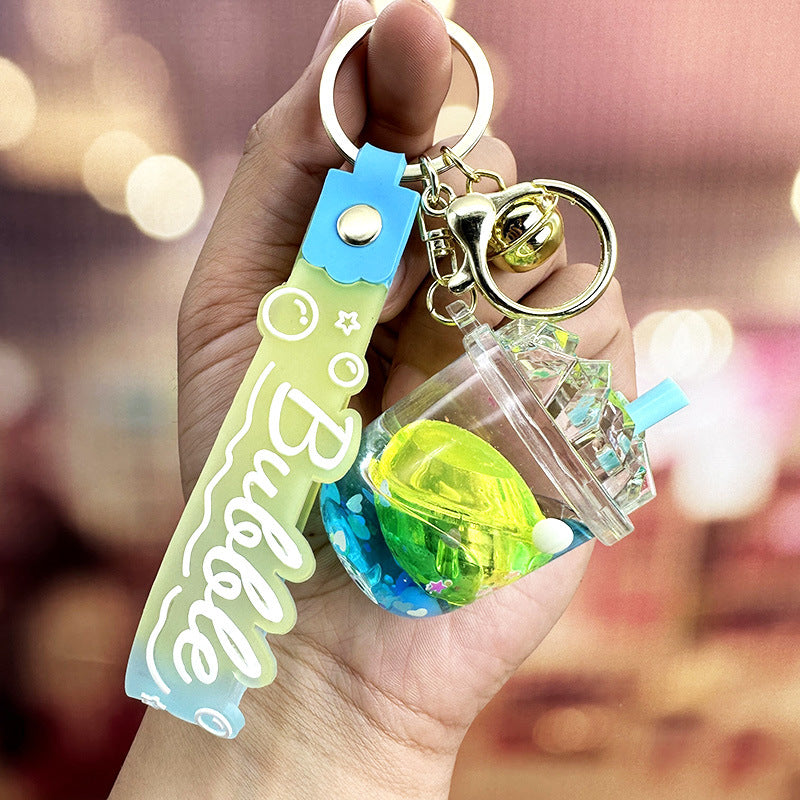 Lámpara de aceite acrílico al por mayor colorido iceberg copa de botella flotante