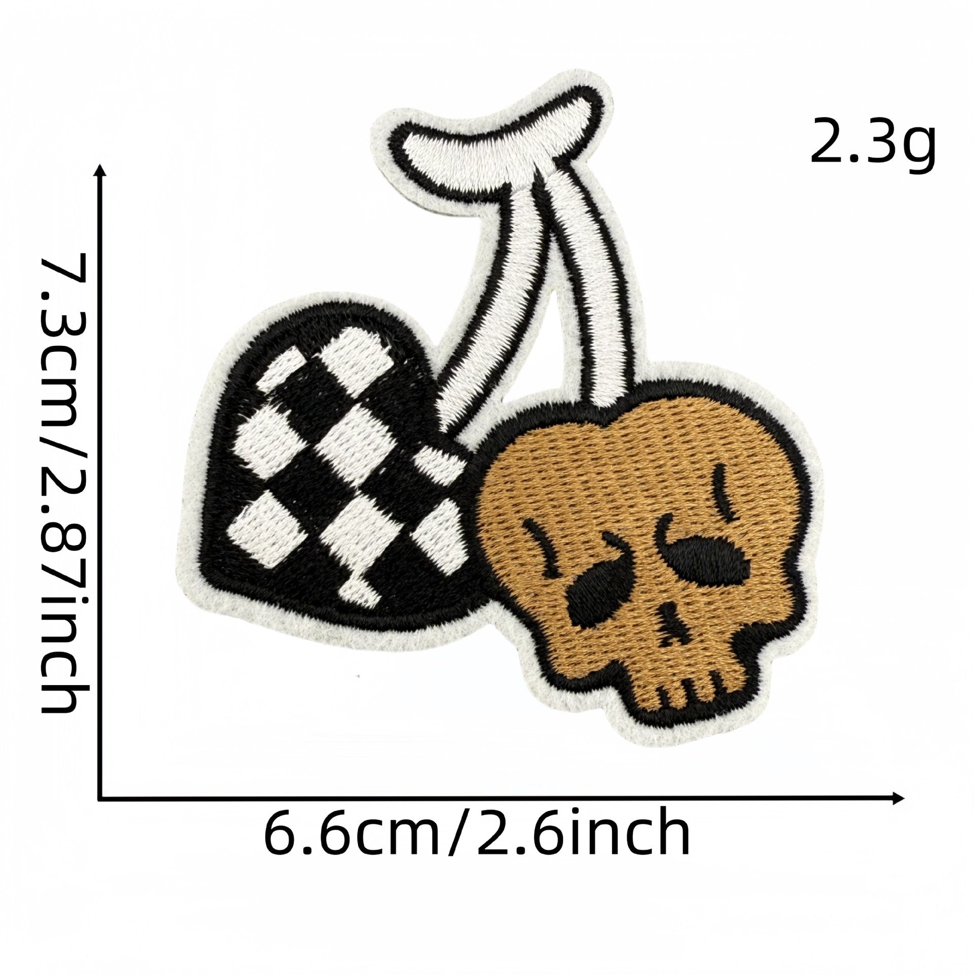 Wholesale Punk style badge brown series skull cartoon ghost