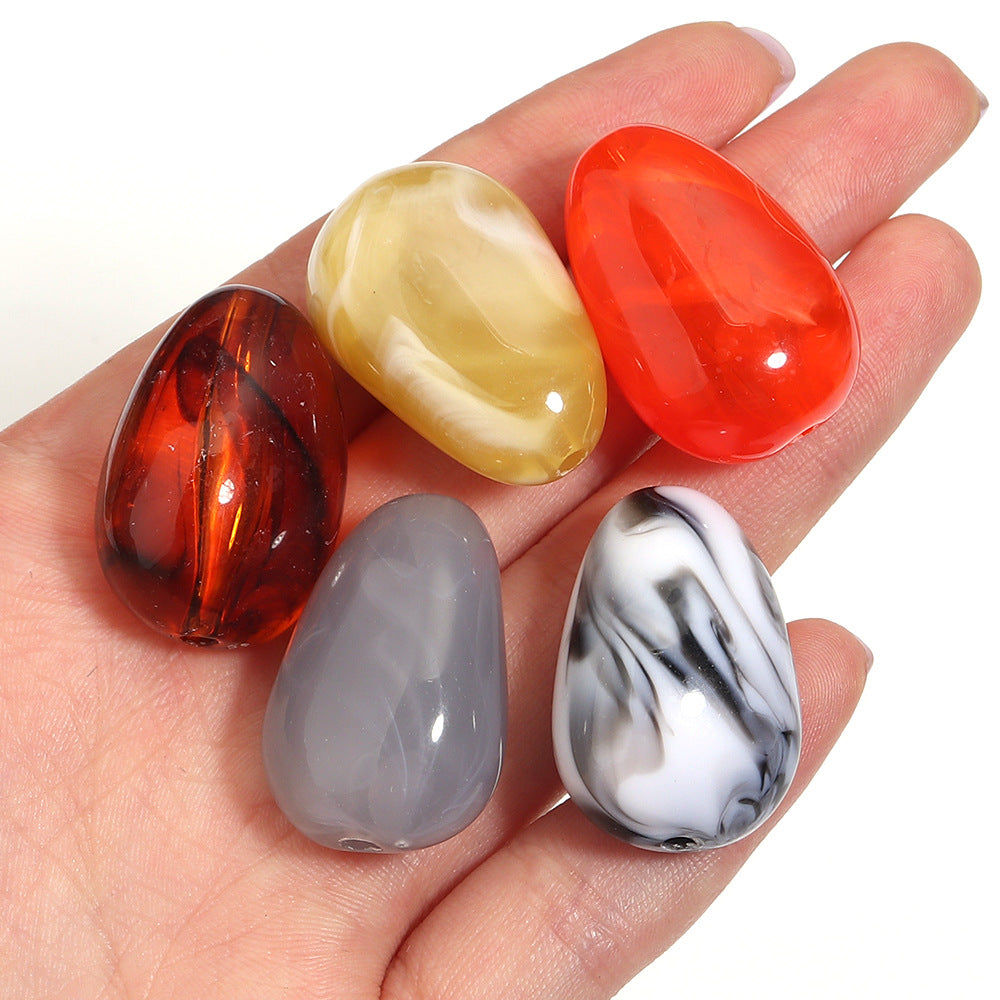 Wholesale 10pcs Cloud Straight Hole Beads  DIY  Accessories Beads