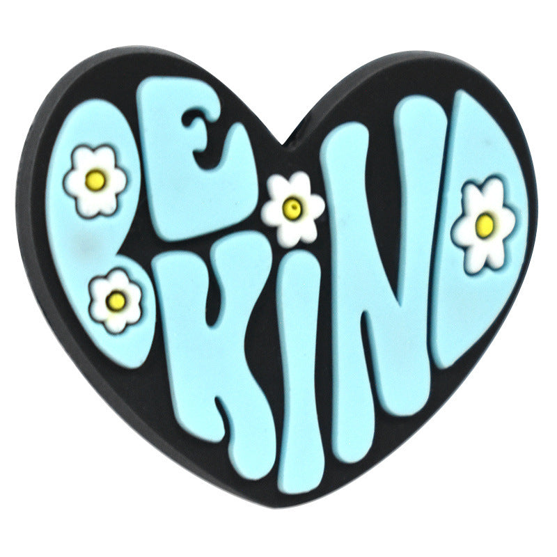 Wholesale Random 100pcs Flower Horror  Phrase Focal Beads