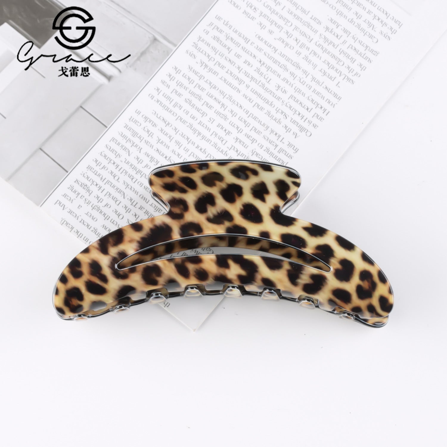 Wholesale Vintage Leopard Print Hair Clips