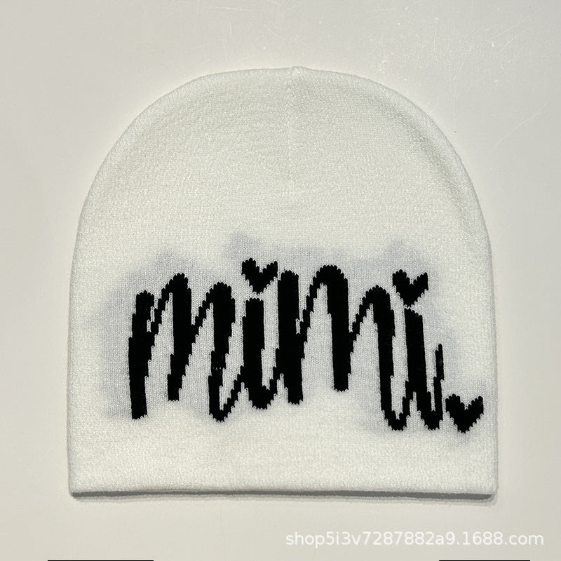 Wholesale Letter Knitted Hat Simple Woolen Hat
