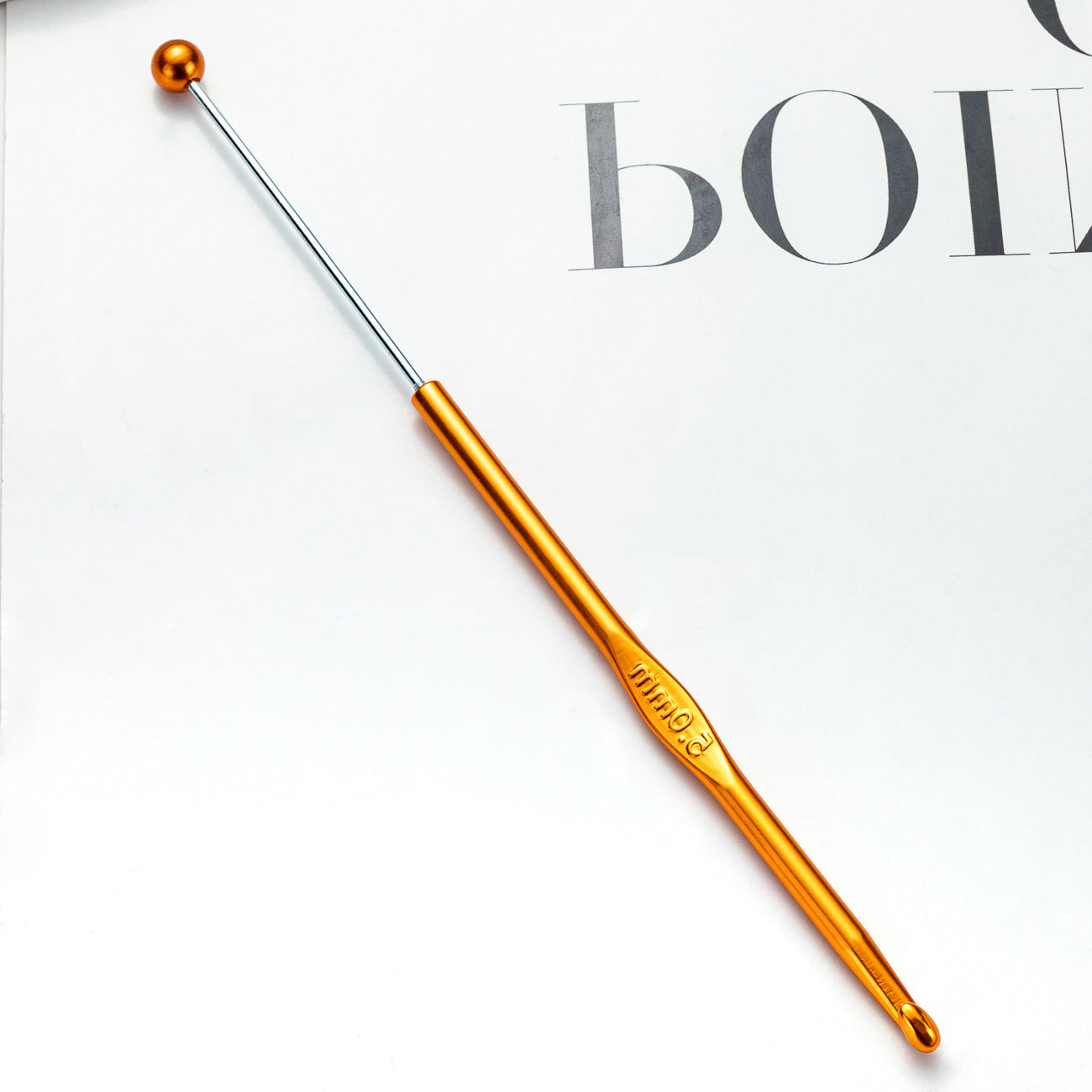 Wholesale 3mm 4mm 5mm 6mm DIY Bead Single Head Knitted Sweater Yarn Crochet Hook