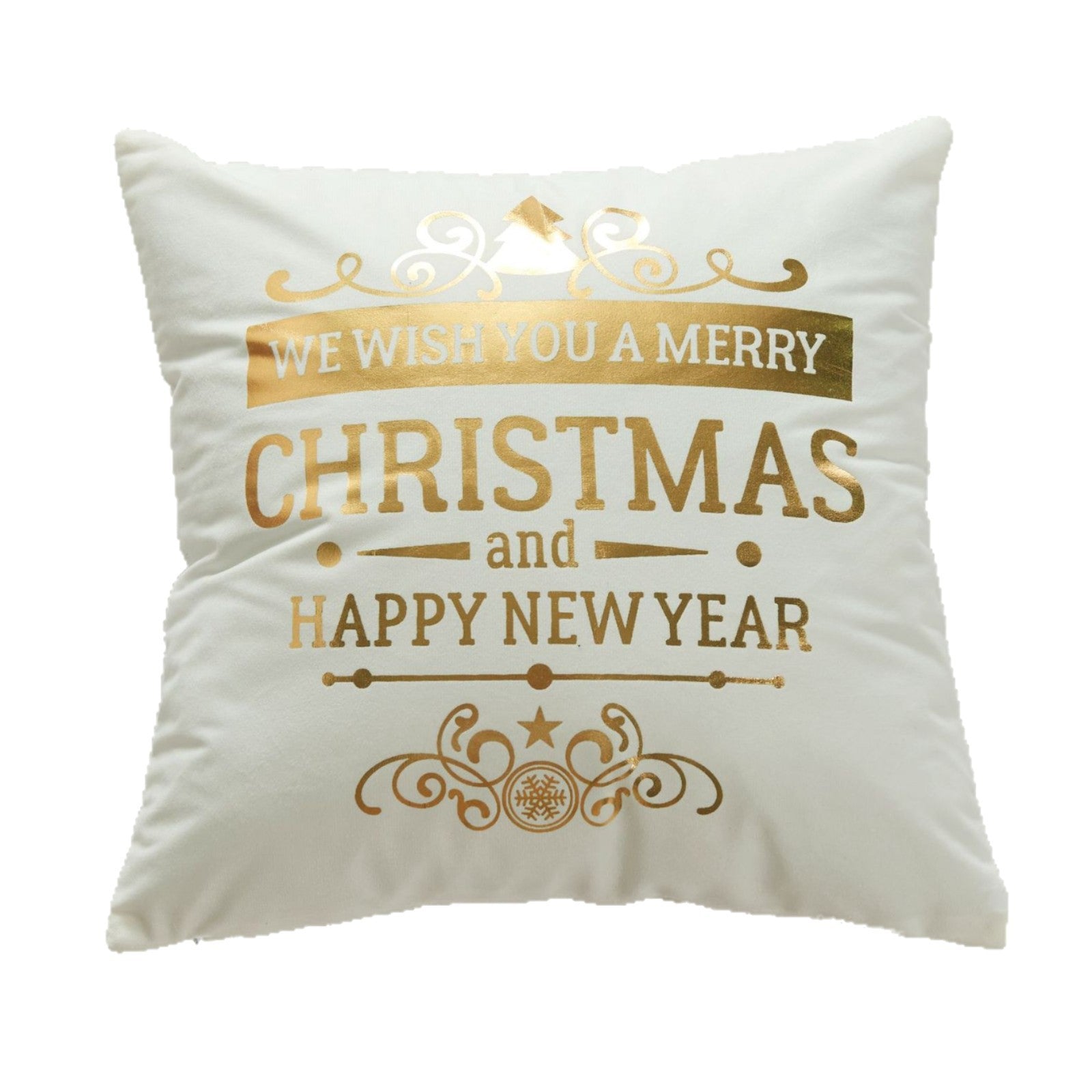 Wholesale Christmas atmosphere gold-stamping festive pillowcase
