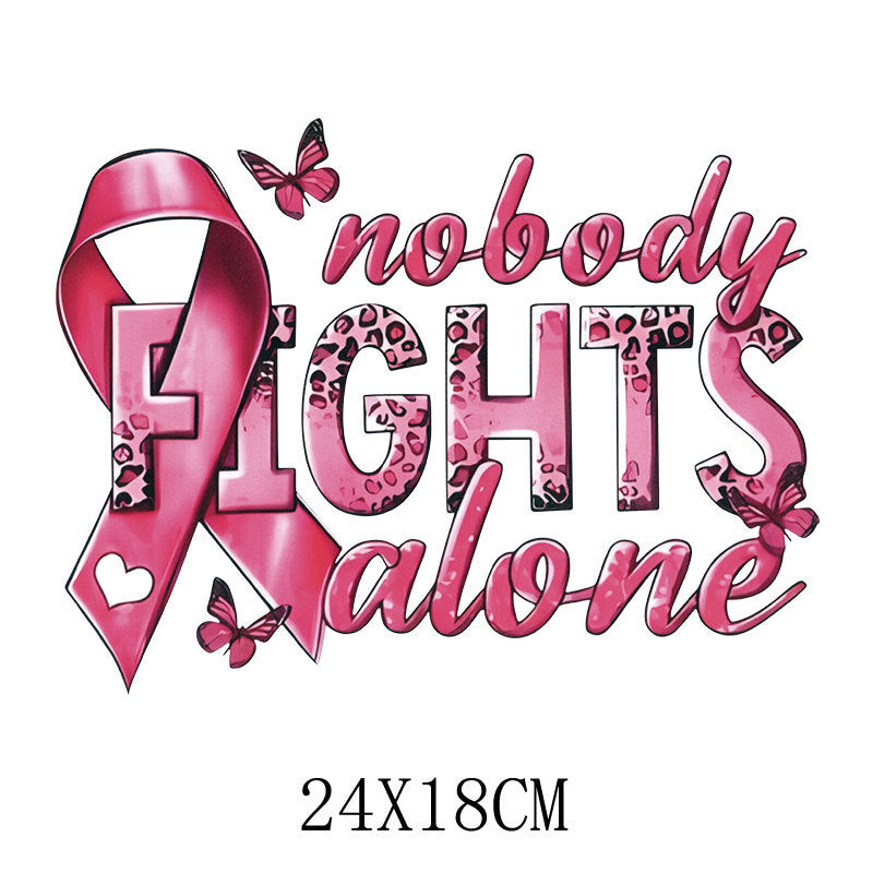 Wholesale 10pcs/pack Pink rainbow ribbon UV DTF Ready to Press Transfers Wraps