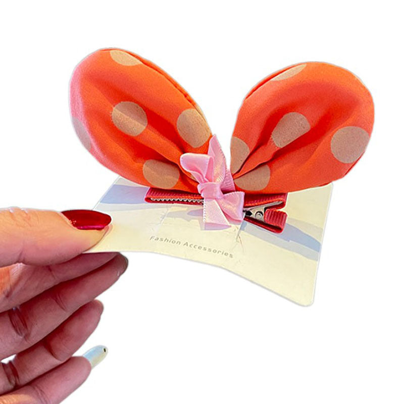 Wholesale Cute Colorful Dot Children's Three-Dimensional Bow Headwear Princess Hair Accessories