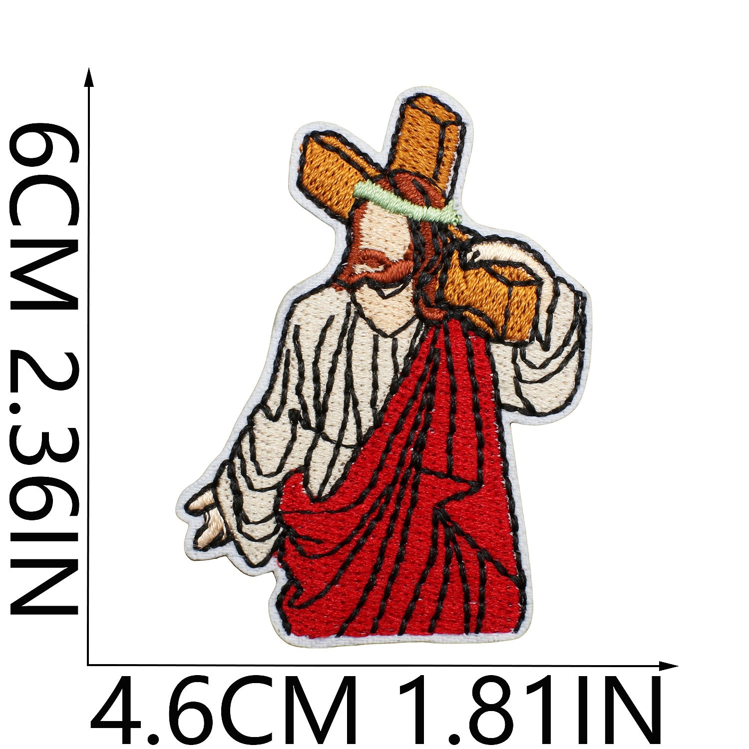 Wholesale Yesu Benzun Embroidered Cloth Stickers