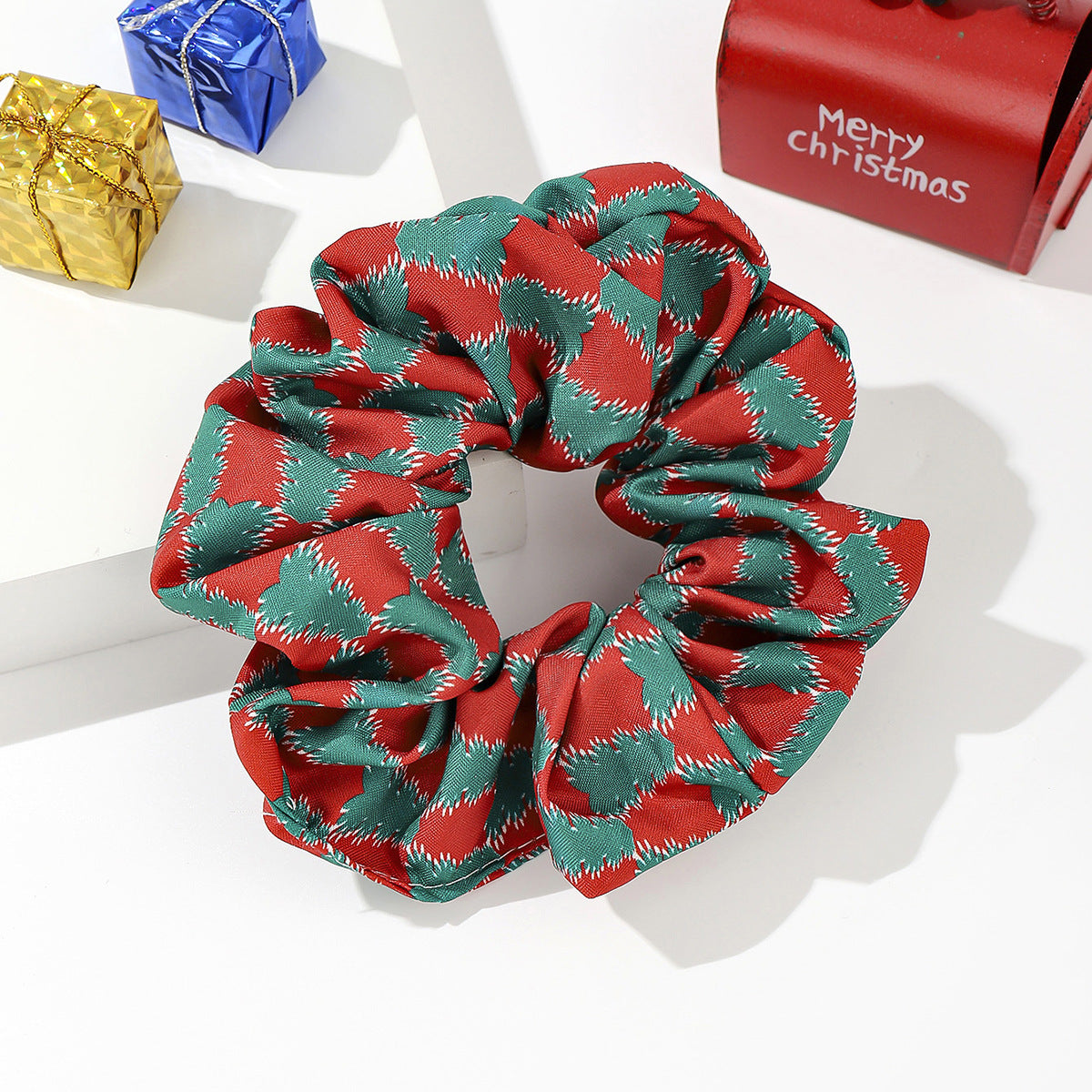 Wholesale Fabric red striped plaid solid color cherry heart wide brim bow headband