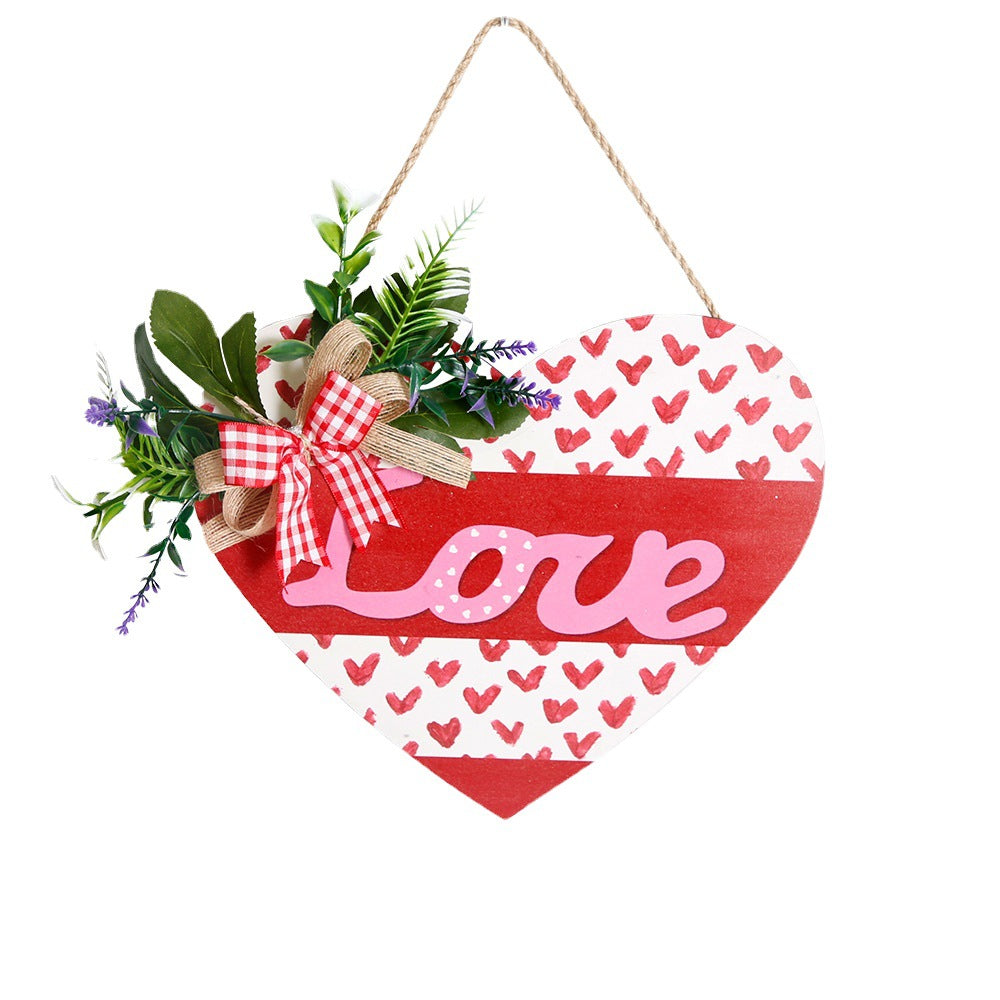 Wholesale of Valentine's Day Love Wooden Door Signs and Decorations