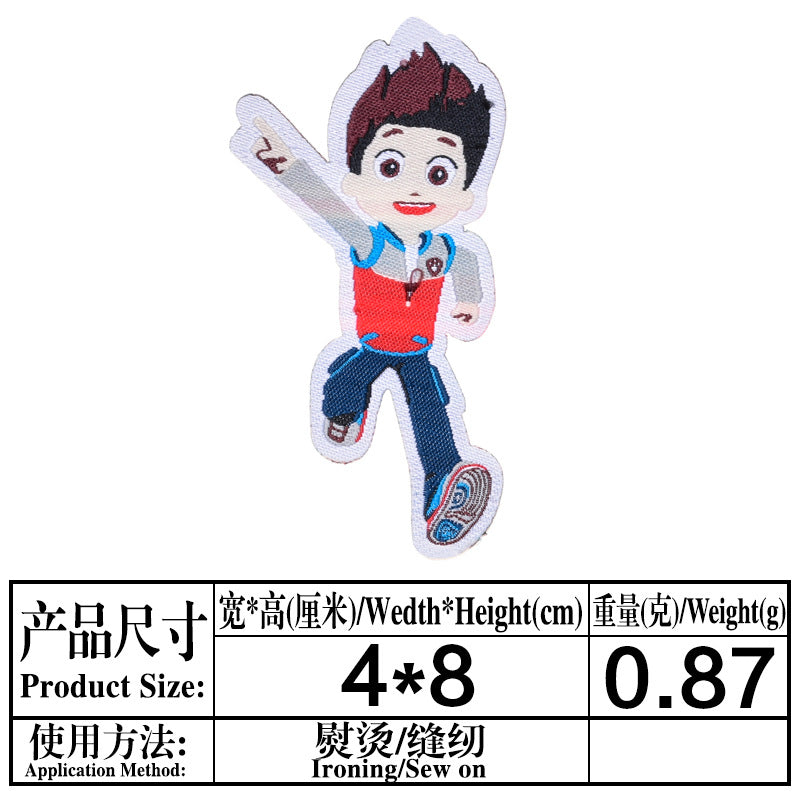 Wholesale Cute Puppy Embroidery Patches 23 Styles Cartoon Cloth Patch Set For Clothing Bags Towels Kids DIY Repair Decor Chic Fashion Accessory