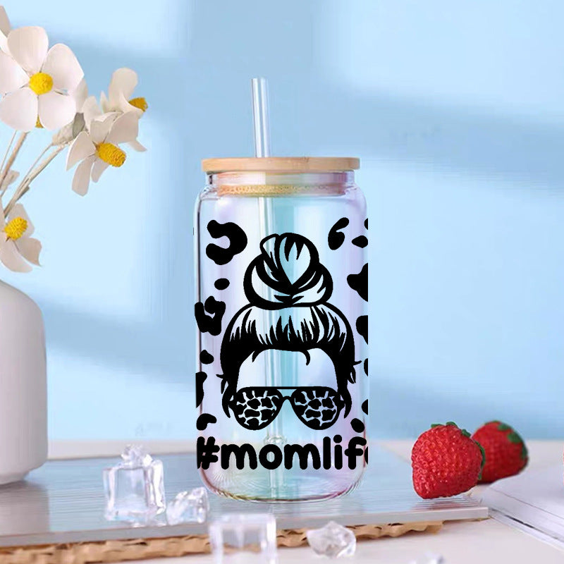 Wholesale Pink Girl Birthday Series 16oz Cup UV DTF Wraps