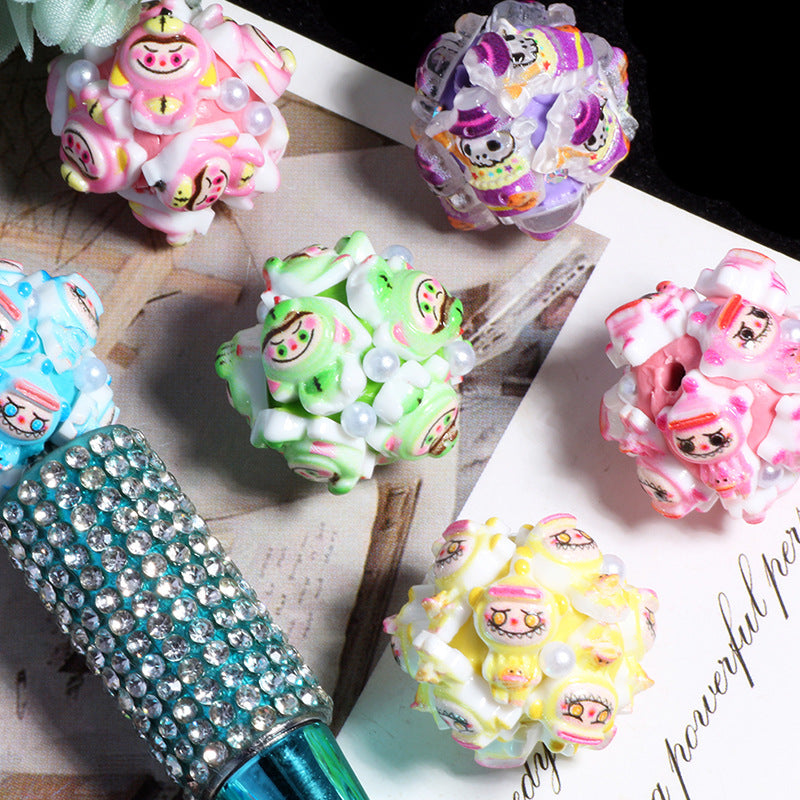 Wholesale 10pcs Cute cartoon Beads