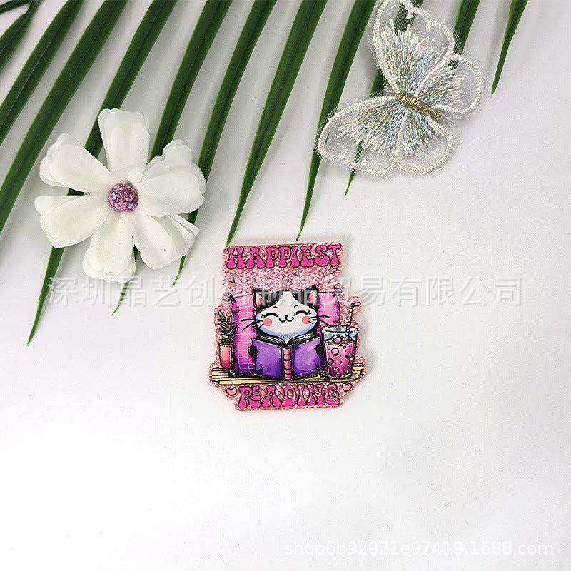 Wholesale 10pcs/ pack Acrylic DIY Accessories - Cute Animals