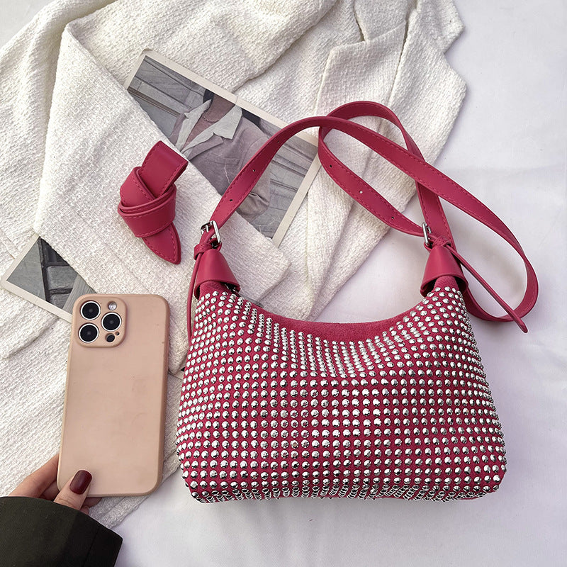 Wholesale Fabric Rhinestone Shoulder Handbags