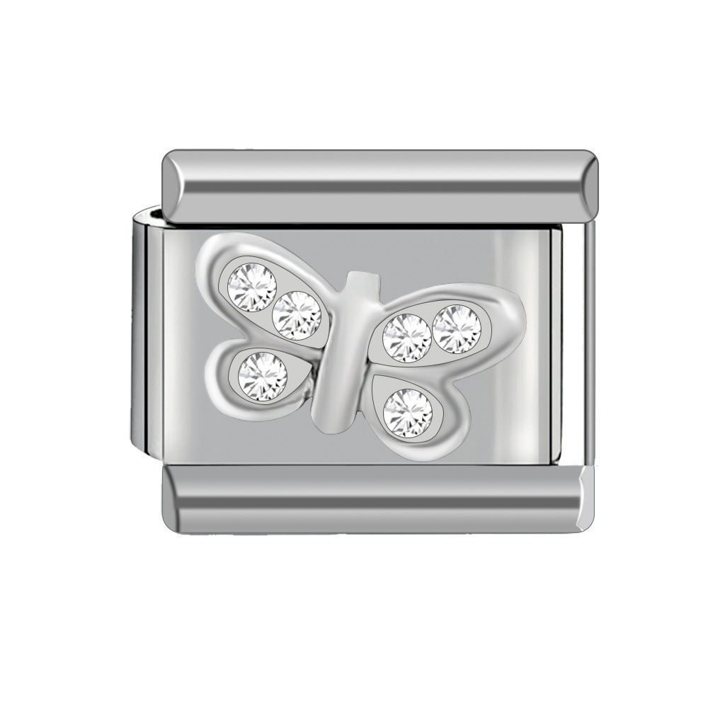 Wholesale Italian Charm Bracelet 9mm DIY Spliced Detachable Cute Pattern Combination Bracelet