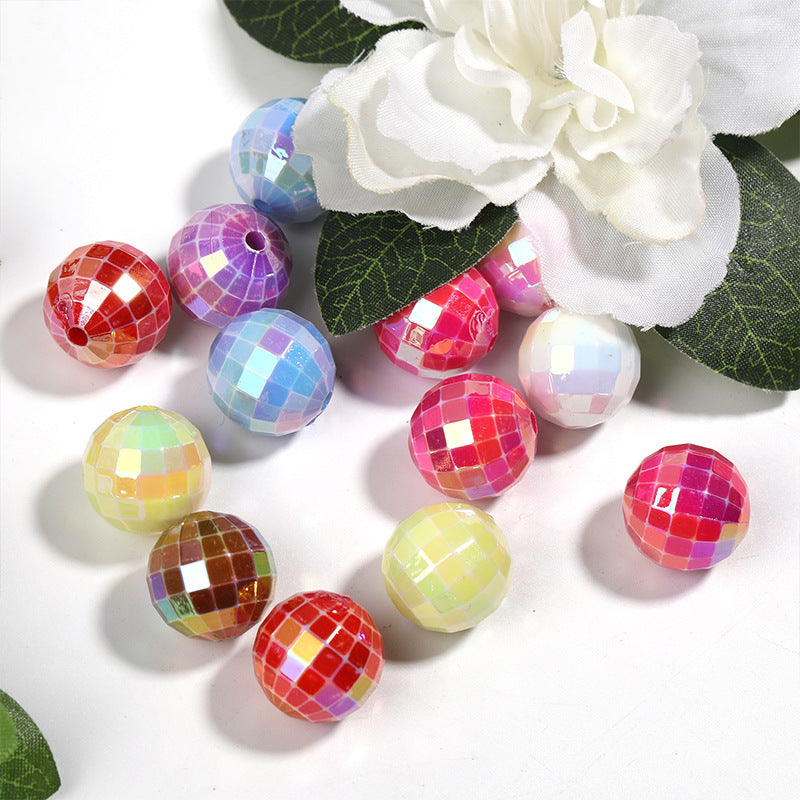 Wholesale 10pcs/pack  Keli transparent matte through-hole beads  Acrylic Beads