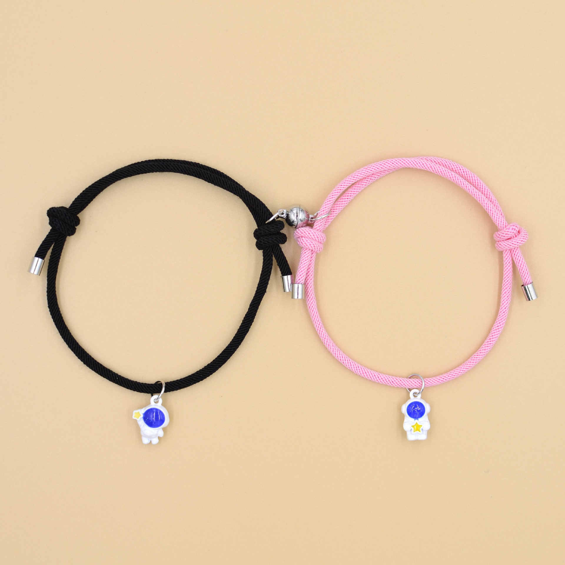 Wholesale Colorful astronaut couple commemorative bracelet