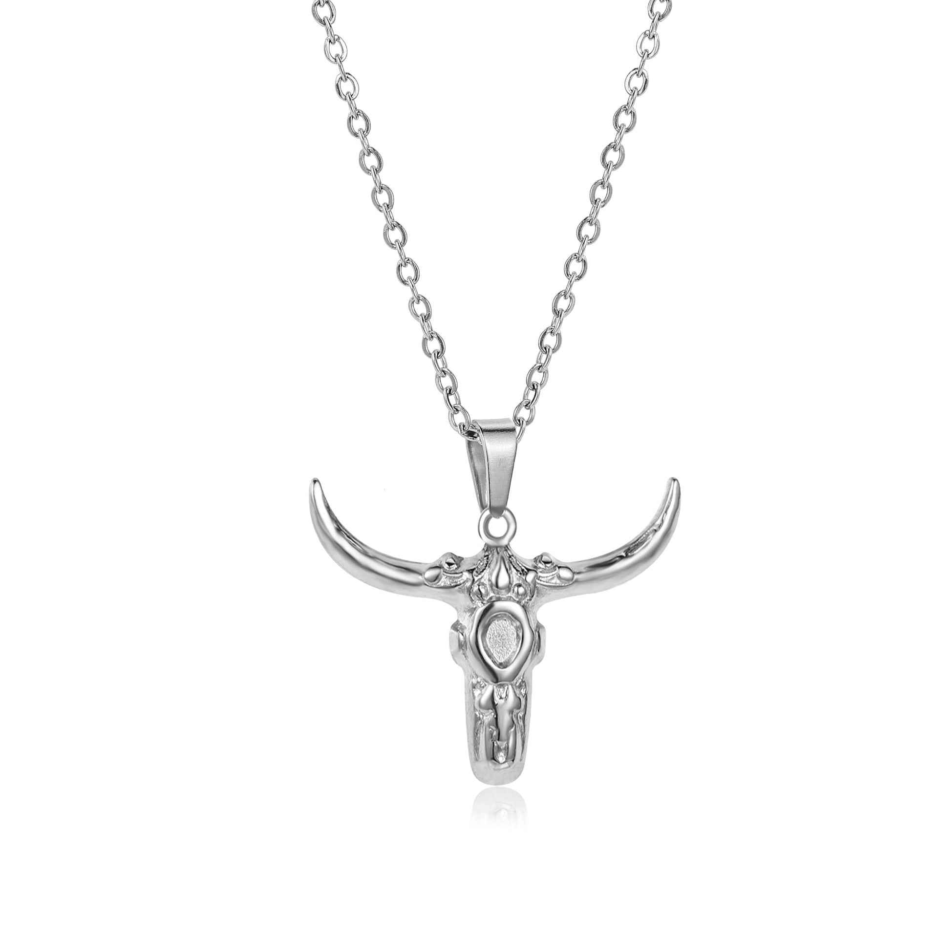 Wholesale Personalized ethnic style Indian bull head necklace