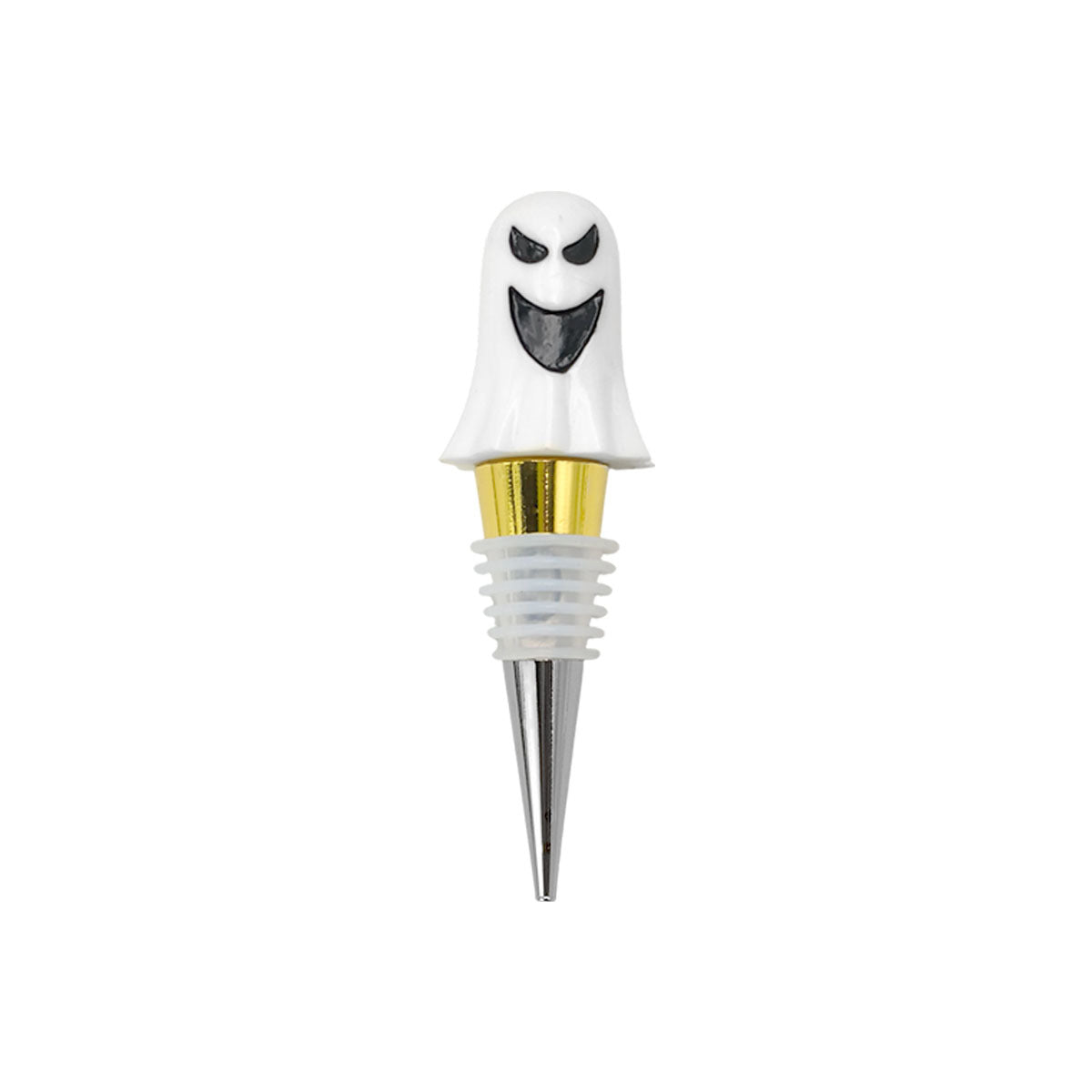 Wholesale Ghost-style two-tone electroplated wine stopper
