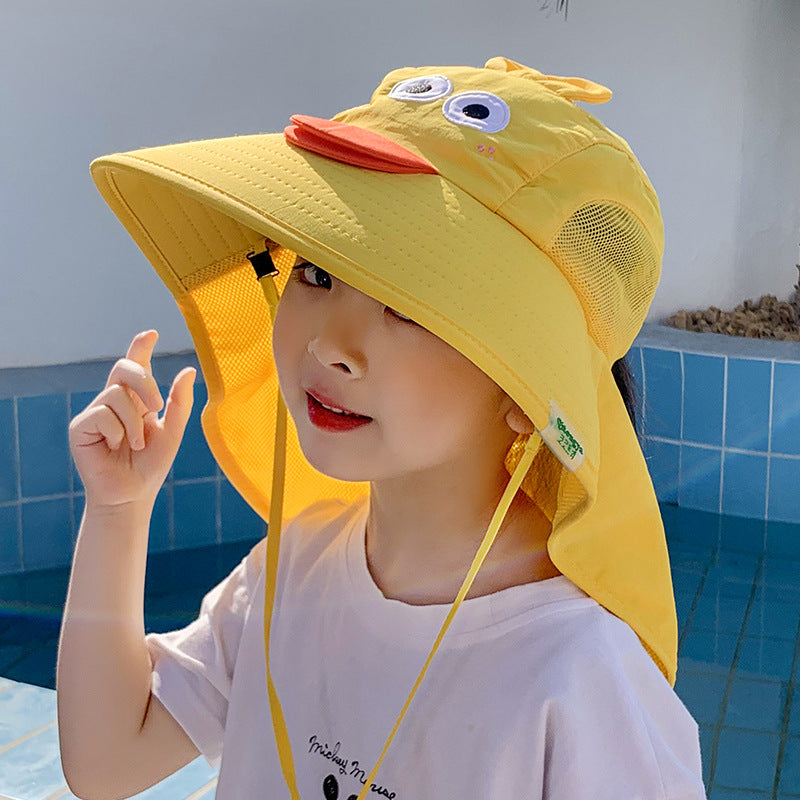 Wholesale Polyester Kids Summer Sun Protection Bucket Hat
