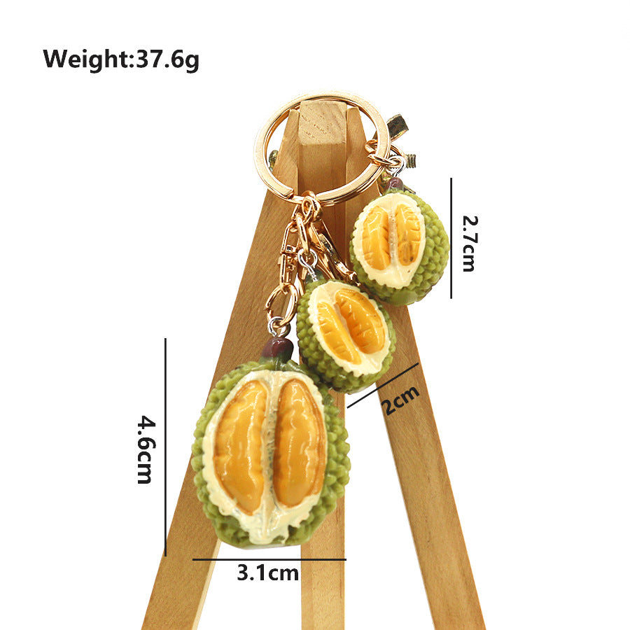 Wholesale Imitation Resin Durian Keychain