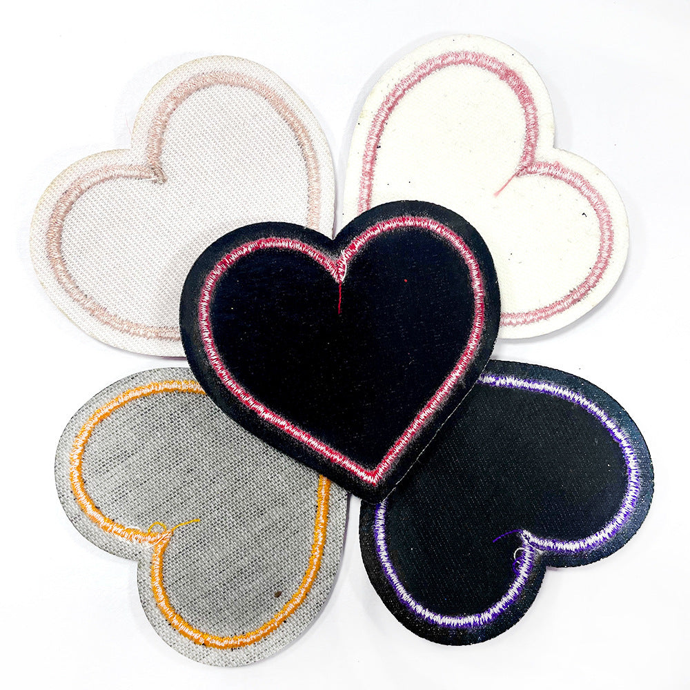 Wholesale  Love Leopard Ironing Glitt Cloth DIY Patches