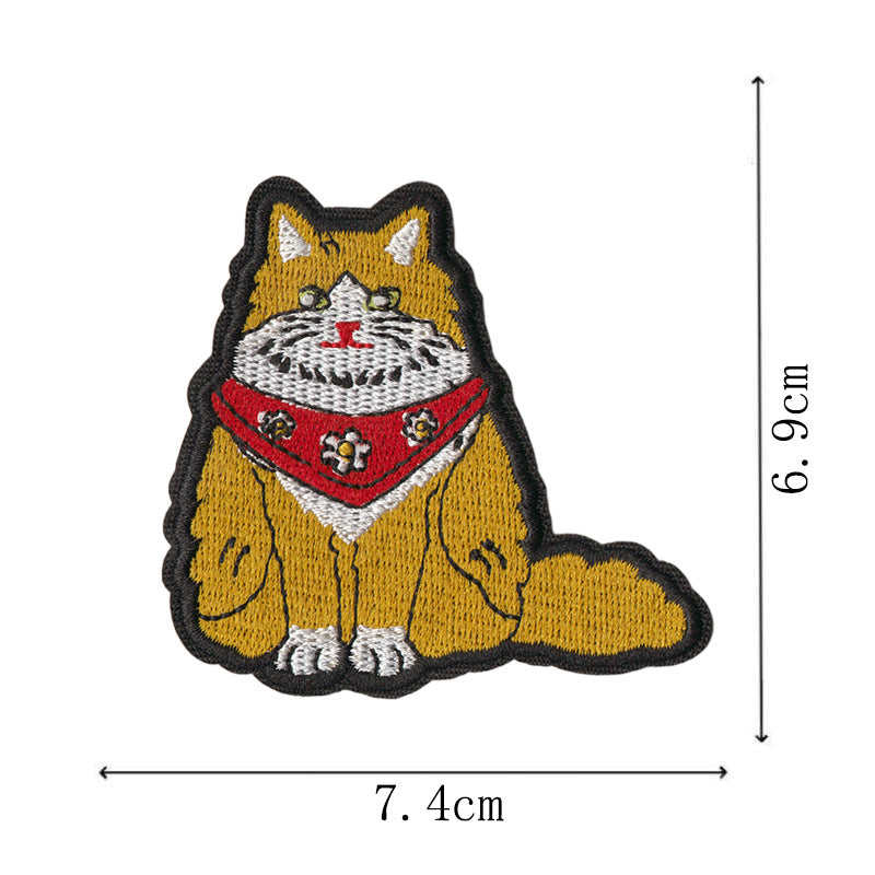 Wholesale Fun Badge Goose Cat Graphic Cloth DIY Patches