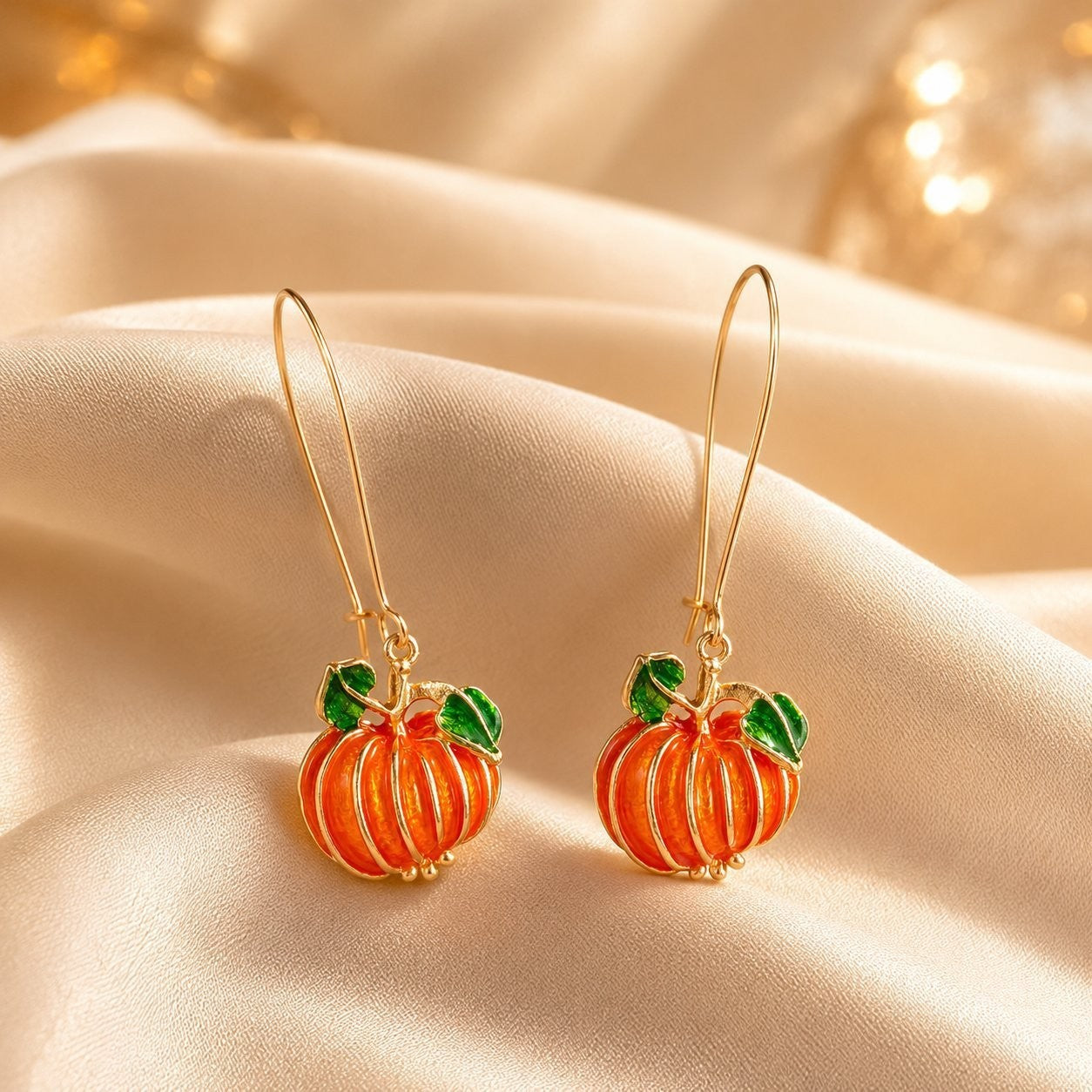 Wholesale Alloy  Pumpkin Skeleton Earrings Retro Distressed Fashion Accessory Gift Boutique Resale